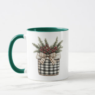 Mug Élégante ferme Pays Noël Personnalisé
