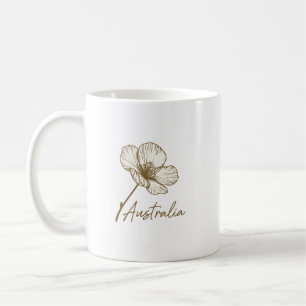 Mug Élégante Fleur d'Acacia Doré Jour de l'Australie 2