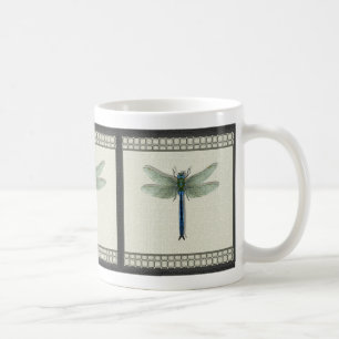 Mug Élégante libellule bleue