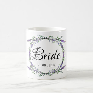 Mug Elégante mariée de Lavande Eucalyptus