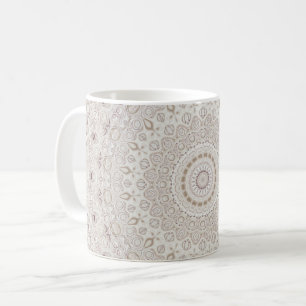 Mug Elégante Médaille Boho Beige