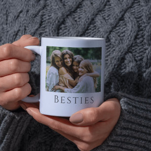 Mug Elégante photo Citation de la sisterhood Bestie Mu