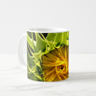 Mug Elégante photo de tournesol jaune