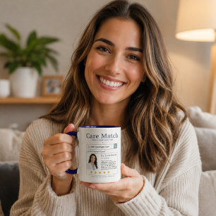 Mug Élégante Reconnaissance Care Match pour les Médeci