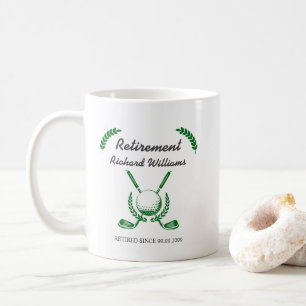 Mug Elégante Retraite Golf Club Wreath Theme Party