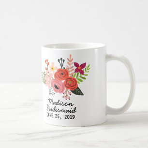 Mug Élégante servante florale
