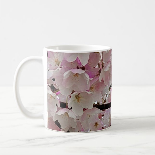 Mug Élégantes fleurs de cerisiers (Gauche)