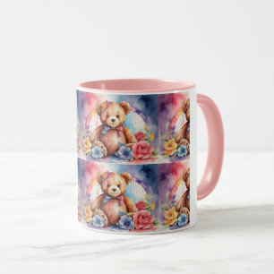 Mug Élégants Nounours Vintages en céramique