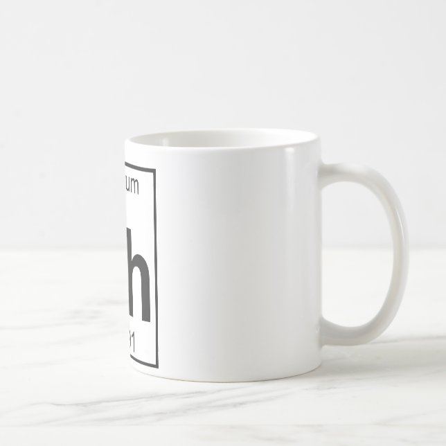 Mug Élément 045 - Rhésus - Rhodium (plein) (Droite)