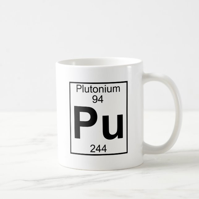 Mug Élément 094 - Unité centrale - Plutonium (plein) (Droite)