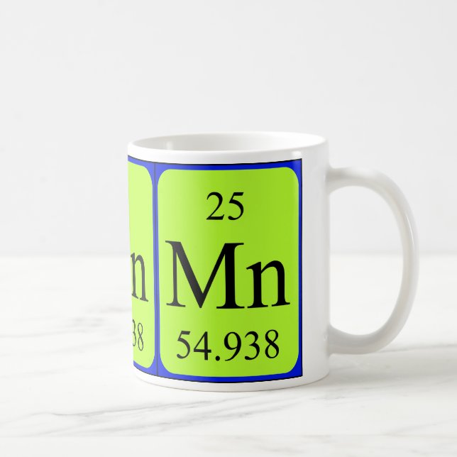 Mug Élément 25 - Manganèse (Droite)