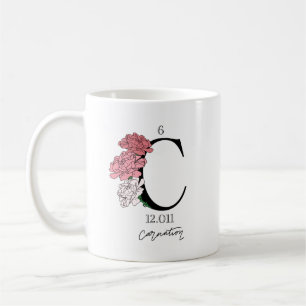 Mug Élément carbone floral