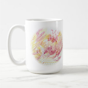 Mug Élément de feu Aquarelle Mandala Musique à deux to