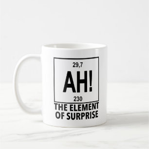 Mug Élément de surprise Ah Chimie Tableau périodique