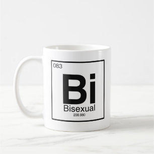 Mug Élément de tableau périodique bisexuel