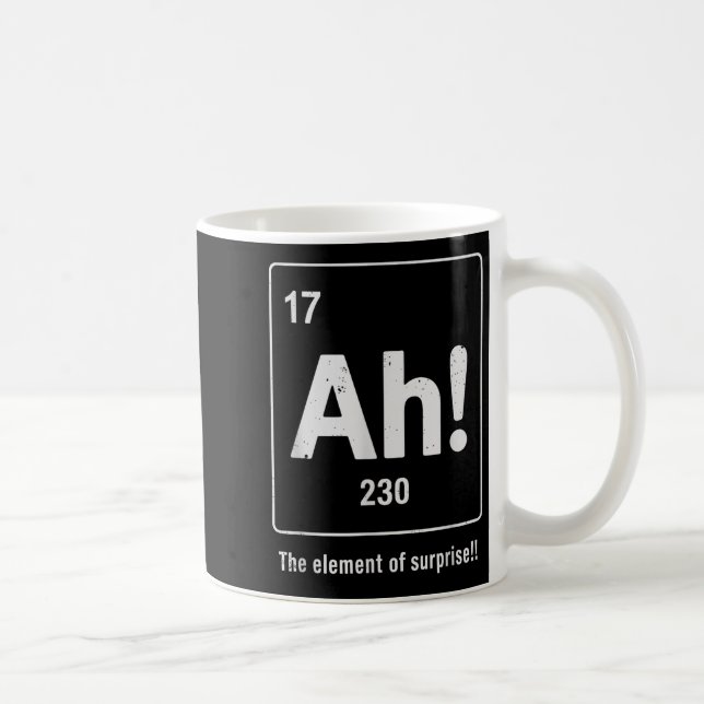 Mug Élément Drôle De Surprise (Droite)