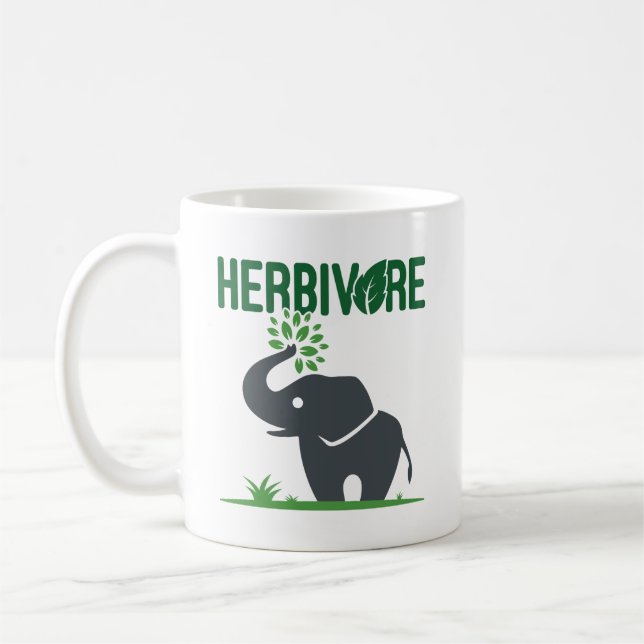 Mug Élément Herbivore Plante Mangeant (Gauche)