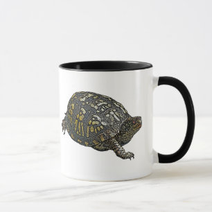 Mug Éléments de coordination de la tortue de boîte ori