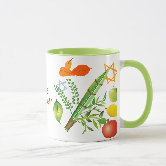 Mug Éléments de Sukkot (Droite)