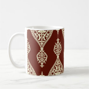 Mug Éléments vintages sur un arrière - plan sombre