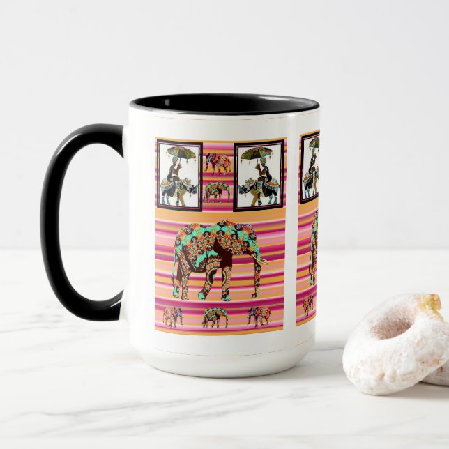 Mug éléphant (Avec donut)