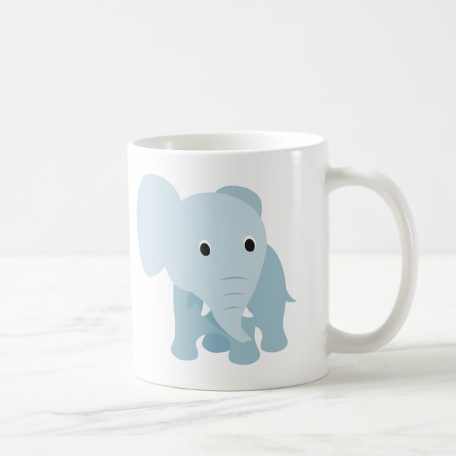 Mug Eléphant Bébé mignon (Droite)