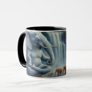 Mug Éléphant Bleu 