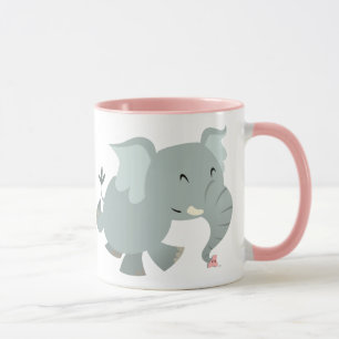 Mug Eléphant Cartoon Joyeux