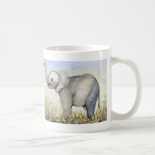 Mug Éléphant de bébé (Droite)