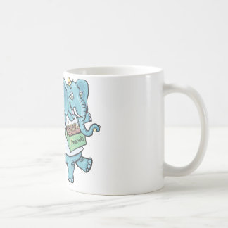 Mug Éléphant de cirque vendant des arachides