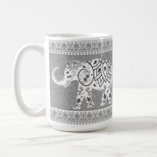Mug Eléphant décoratif Lotus Mandala