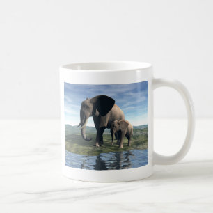 Mug Éléphant et bébé