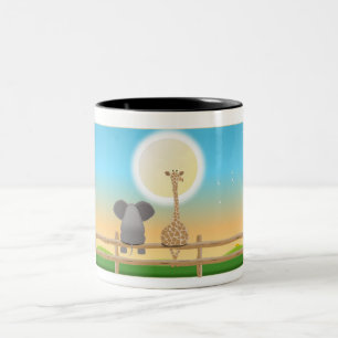 Mug Elephant & Giraffe BFF