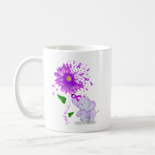 Mug Elephant Je Me Souviendrai Pour Vous Sunflower Alz