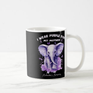 Mug Éléphant Je Porte Du Violet Pour Ma Mère Heimerhei