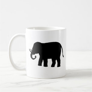 Mug Eléphant noir