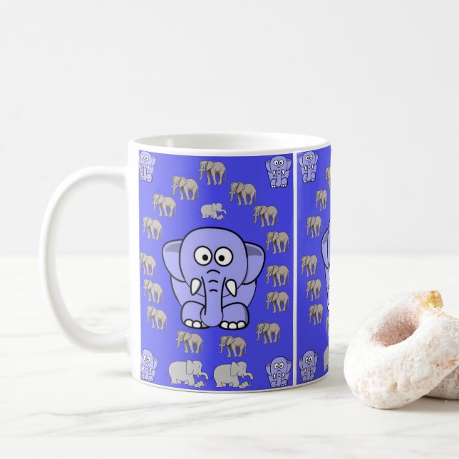 Mug Eléphant pour enfants (Avec donut)