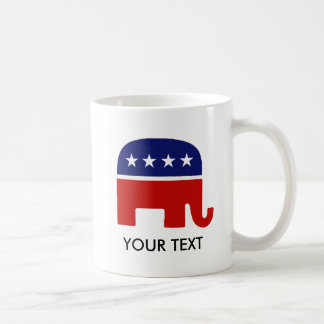Mug Éléphant républicain de l'éléphant/GOP