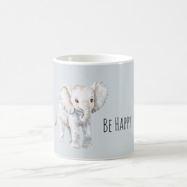 Mug Éléphant Sucré Heureux (Centre)