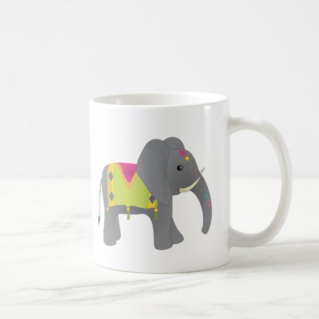 Mug Elephant tout habillé (Droite)