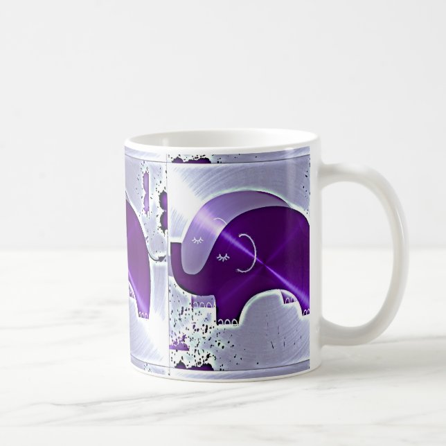 Mug Eléphants de sensibilisation à la maladie d'Alzhei (Droite)