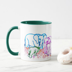 Mug Eléphants loyaux