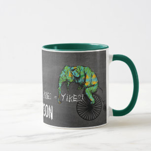 Mug Elephants Plus Vélos Égale YIKES!