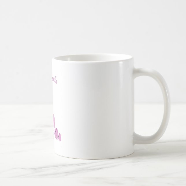 Mug Éléphants roses (Droite)