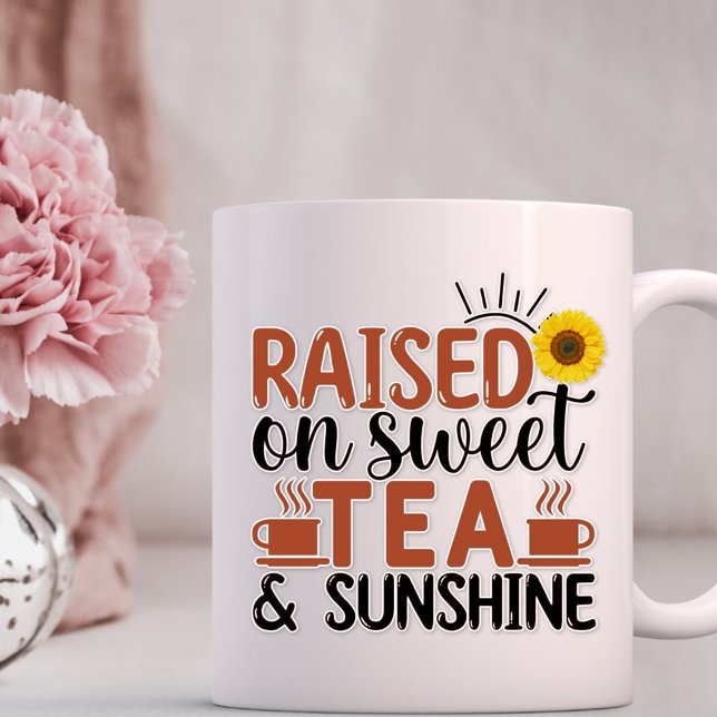 Mug Élevé sur du thé sucré et du soleil (Créateur téléchargé)