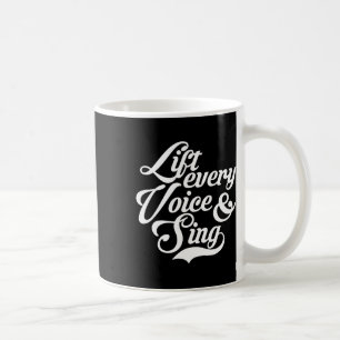 Mug Élever chaque voix et chanter Noir Afro-Américain
