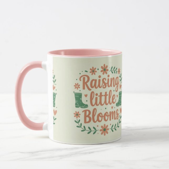 Mug Élever de petites fleurs maman vie (Gauche)
