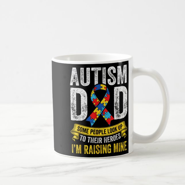 Mug Élever un héros fier de la sensibilisation à l'aut (Droite)