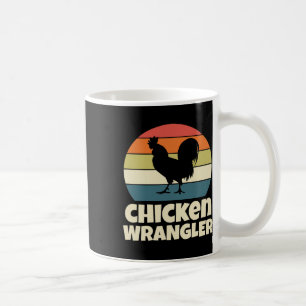 Mug Éleveur de poulets Fermier Coq Élevage Rétro Vint