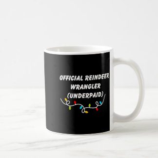 Mug Éleveur de rennes sous-payé drôle de Noël Gen Z 